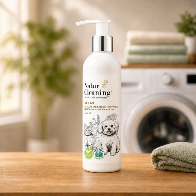 Naturcleaning Relax Kisállat sampon koncentrátum levendula&jojoba olajjal 250ml