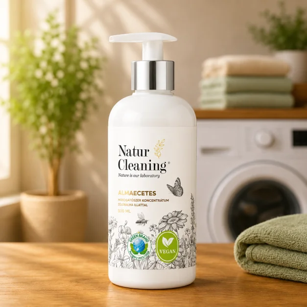 Naturcleaning Mosogatószer koncetrátum Almaecettel zöldalma ilattal 500ml