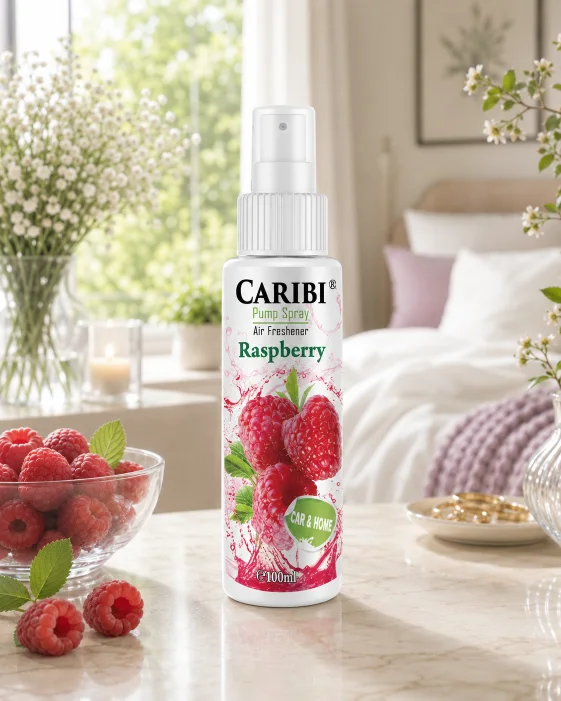 Caribi Illatosító spray 100ml - MÁLNA