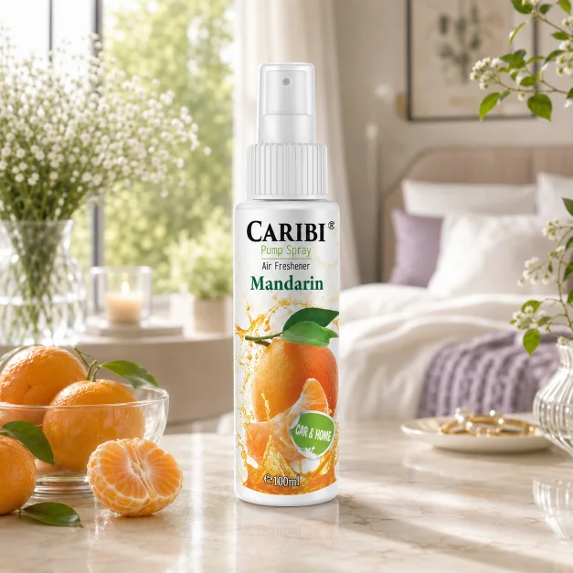 Caribi Illatosító spray 100ml - MANDARIN